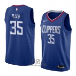 Camiseta Los Angeles Clippers Willie Reed NO 35 Icon 2018 Azul