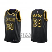 Camiseta Los Angeles Lakers Dwight Howard NO 39 Mamba 2021-22 Negro