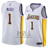 Camiseta Los Angeles Lakers Javale Mcgee NO 1 Association 2018 Blanco