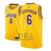 Camiseta Los Angeles Lakers Lance Stephenson NO 6 Icon 2018-19 Oro