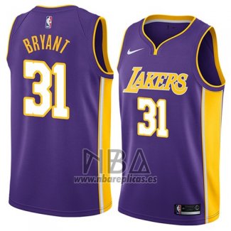 Camiseta Los Angeles Lakers Thomas Bryant NO 31 Statement 2018 Violeta