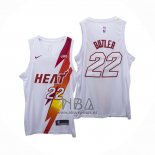 Camiseta Miami Heat Jimmy Butler NO 22 Fashion Royalty Blanco