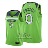 Camiseta Minnesota Timberwolves D'angelo Russell NO 0 Statement 2019-20 Verde