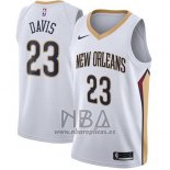 Camiseta New Orleans Pelicans Anthony Davis NO 23 Association 2017-18 Blanco