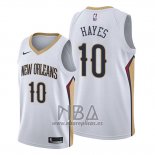 Camiseta New Orleans Pelicans Jaxson Hayes NO 10 Association 2019-20 Blanco