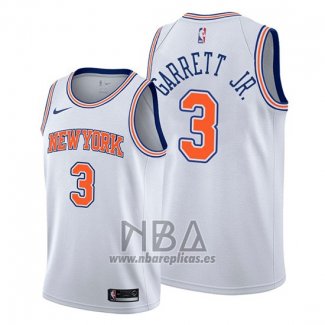 Camiseta New York Knicks Billy Garrett Jr. NO 3 Statement Blanco