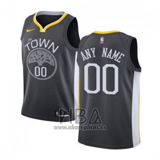 Camiseta Nino Golden State Warriors Personalizada 2017-18 Negro