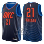 Camiseta Oklahoma City Thunder Andre Roberson NO 21 Statement 2017-18 Azul