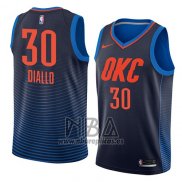 Camiseta Oklahoma City Thunder Hamidou Diallo NO 30 Statement 2018 Azul