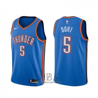 Camiseta Oklahoma City Thunder Luguentz Dort NO 5 Icon 2020 Azul