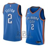 Camiseta Oklahoma City Thunder Raymond Felton NO 2 Icon 2018 Azul