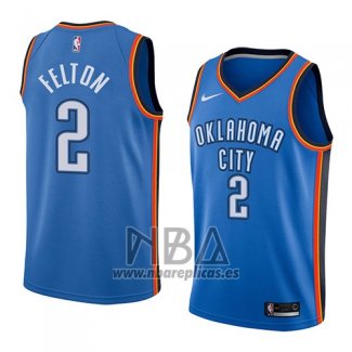 Camiseta Oklahoma City Thunder Raymond Felton NO 2 Icon 2018 Azul