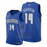 Camiseta Orlando Magic D.j. Augustin NO 14 Statement Edition Azul