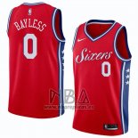 Camiseta Philadelphia 76ers Jerryd Bayless NO 0 Statement 2018 Rojo