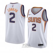 Camiseta Phoenix Suns Isaiah Canaan NO 2 Association 2018 Blanco