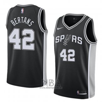 Camiseta San Antonio Spurs Davis Bertans NO 42 Icon 2018 Negro