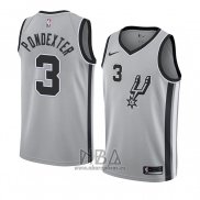 Camiseta San Antonio Spurs Quincy Pondexter NO 3 Statement 2018 Gris