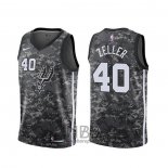 Camiseta San Antonio Spurs Tyler Zeller NO 40 Ciudad Camuflaje