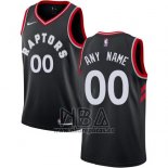 Camiseta Toronto Raptors Personalizada 2017-18 Negro