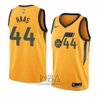 Camiseta Utah Jazz Isaac Haas NO 44 Statement 2018 Amarillo