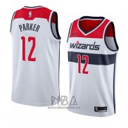 Camiseta Washington Wizards Jabari Parker NO 12 Association 2018 Blanco