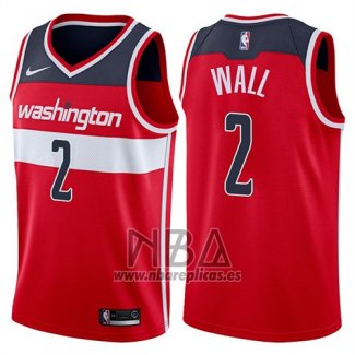 Camiseta Washington Wizards John Wall NO 2 2017-18 Rojo