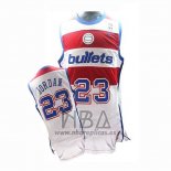 Camiseta Washington Wizards Michael Jordan NO 23 Retro Blanco2