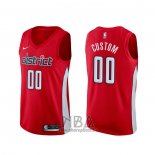 Camiseta Washington Wizards Personalizada Earned Rojo