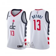 Camiseta Washington Wizards Thomas Bryant NO 13 Ciudad 2019-20 Blanco