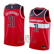 Camiseta Washington Wizards Tomas Satoransky NO 31 Icon 2018 Rojo