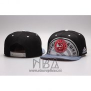 Gorra Atlanta Hawks Snapback Negro Gris