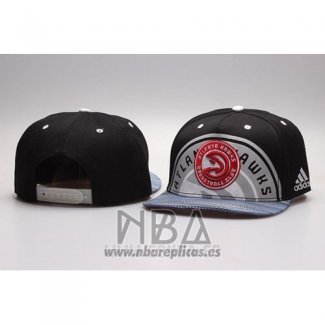 Gorra Atlanta Hawks Snapback Negro Gris