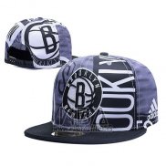 Gorra Brooklyn Nets Gris Negro