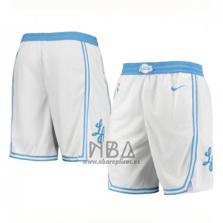 Pantalone Los Angeles Lakers Ciudad 2020-21 Blanco