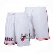 Pantalone Miami Heat Mitchell & Ness Blanco