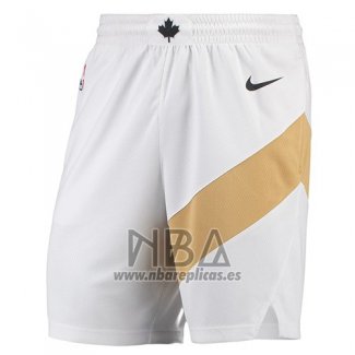 Pantalone Toronto Raptors Ciudad 2018 Blanco