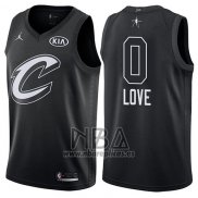 Camiseta All Star 2018 Cleveland Cavaliers Kevin Love NO 0 Negro