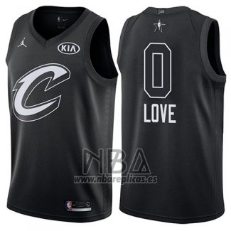 Camiseta All Star 2018 Cleveland Cavaliers Kevin Love NO 0 Negro