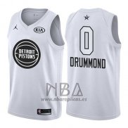 Camiseta All Star 2018 Detroit Pistons Andre Drummond NO 0 Blanco