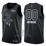 Camiseta All Star 2018 Houston Rockets Nike Personalizada Negro