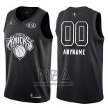 Camiseta All Star 2018 New York Knicks Nike Personalizada Negro