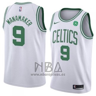 Camiseta Boston Celtics Brad Wanamaker NO 9 Association 2018 Blanco