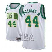 Camiseta Boston Celtics Robert Williams III NO 44 Ciudad 2018-19 Blanco