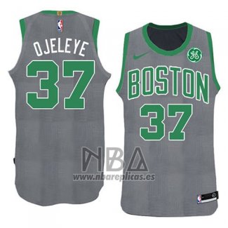 Camiseta Boston Celtics Semi Ojeleye NO 37 Navidad 2018 Verde