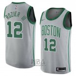 Camiseta Boston Celtics Terry Rozier III NO 12 Ciudad 2018 Gris