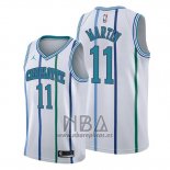 Camiseta Charlotte Hornets Cody Martin NO 11 Hardwood Classics Blanco