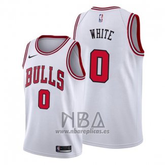 Camiseta Chicago Bulls Coby White NO 0 Association 2019-20 Blanco