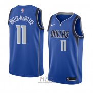 Camiseta Dallas Mavericks Codi Miller-Mcintyre NO 11 Icon 2018 Azul