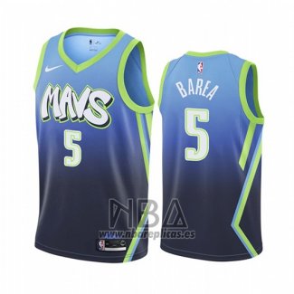 Camiseta Dallas Mavericks J. J. Barea NO 5 Ciudad Edition Azul