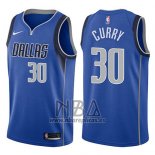 Camiseta Dallas Mavericks Seth Curry NO 30 Icon 2017-18 Azul